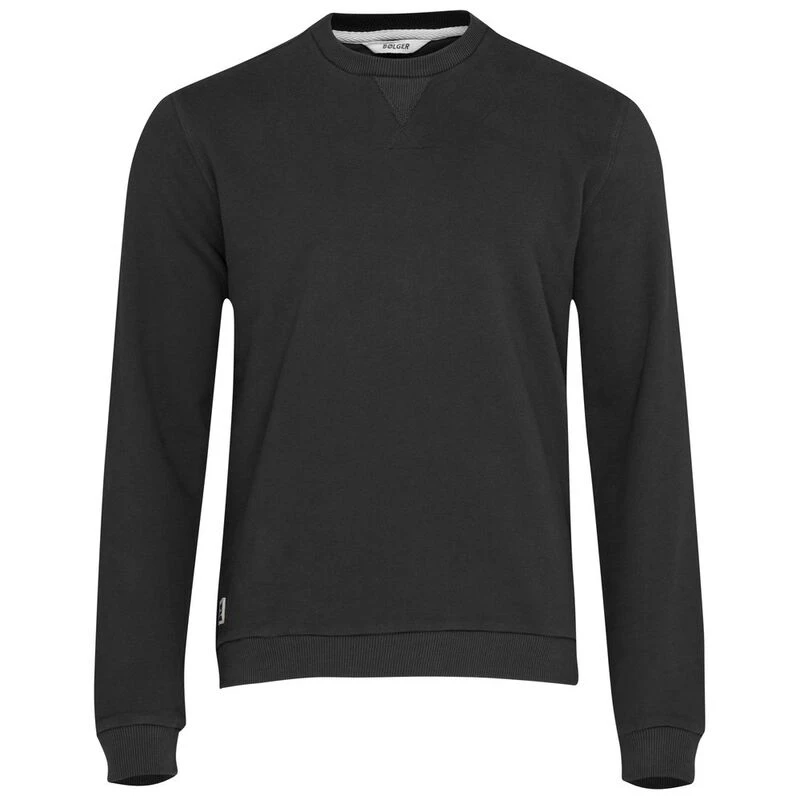 Bølger Mens Bjørnsand Sweatshirt (Black) | Sportpursuit.com