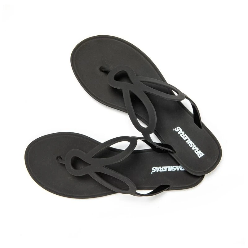 Brasileras Womens Petra Flip Flops Black Sportpursuit