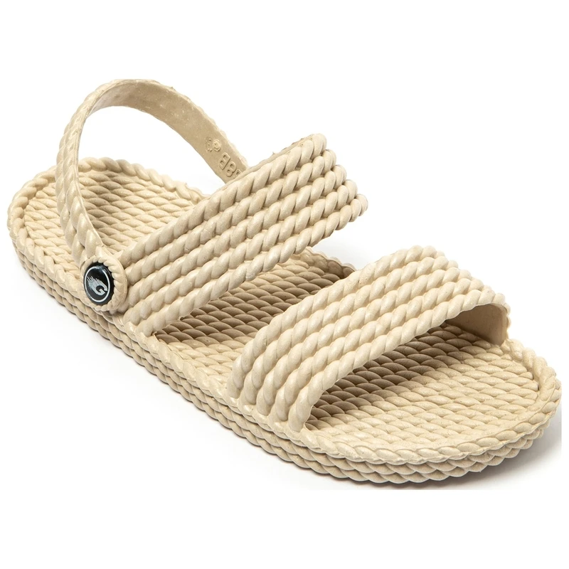 Brasileras Womens Gezer Adana Flip Flops Beige Sportpursuit
