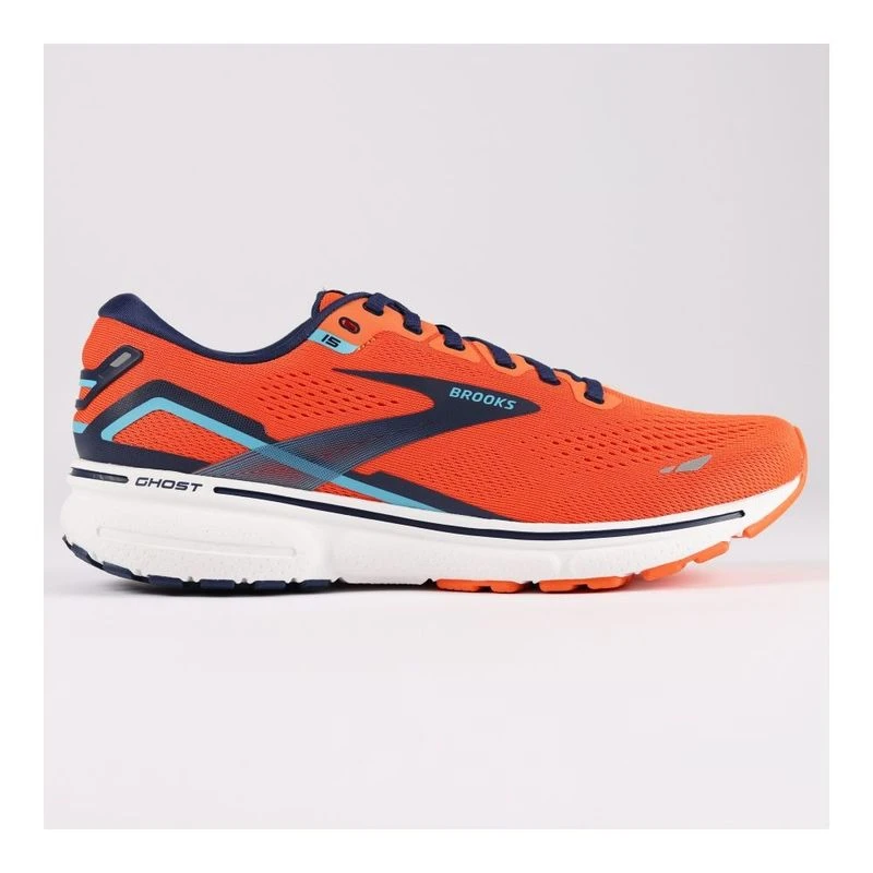 Brooks Mens Ghost 15 Running Shoes Orange Sportpursuit