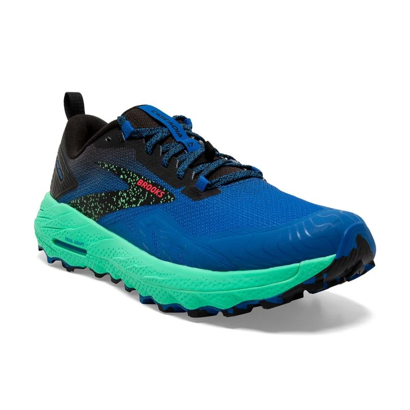 Brooks Mens Cascadia 17 Trail Running Shoes Blue Sportpursuit