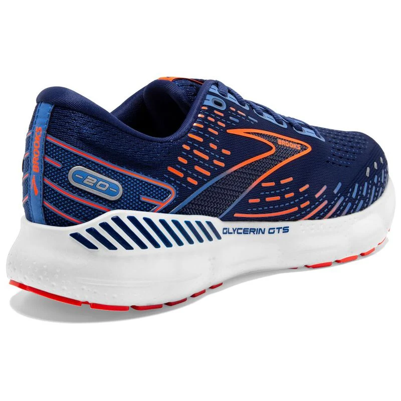 Brooks red white and blue shoes discount