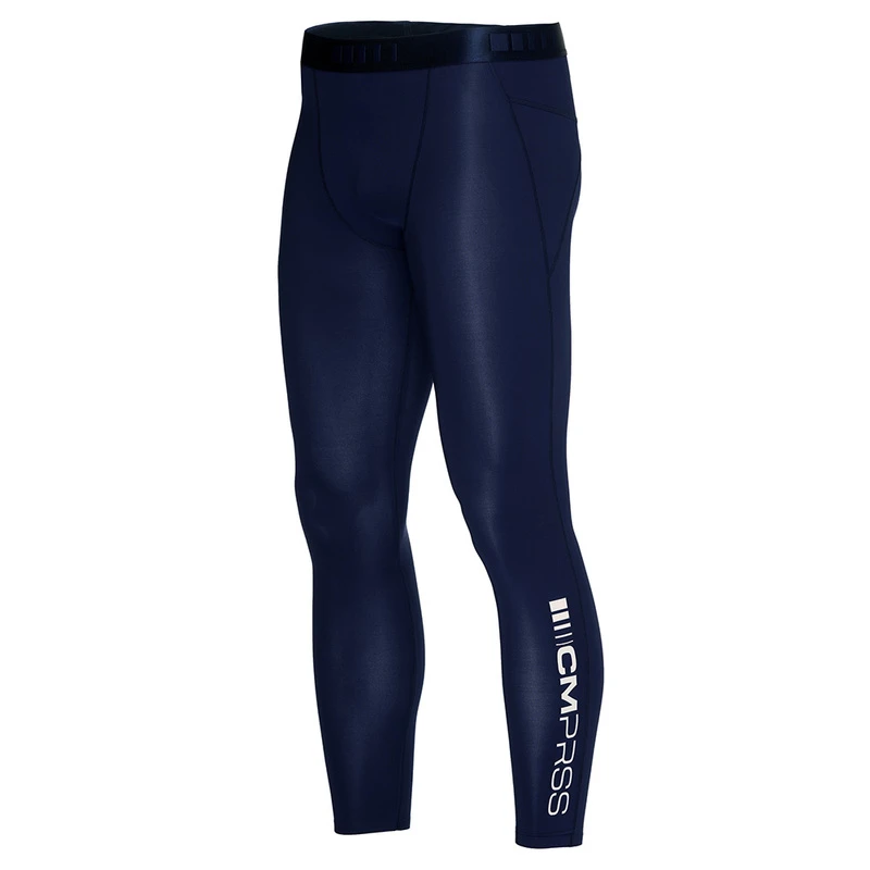 SKINS SERIES-3 MEN'S TRAVEL AND RECOVERY LONG TIGHTS NAVY BLUE - SKINS  Compression UK