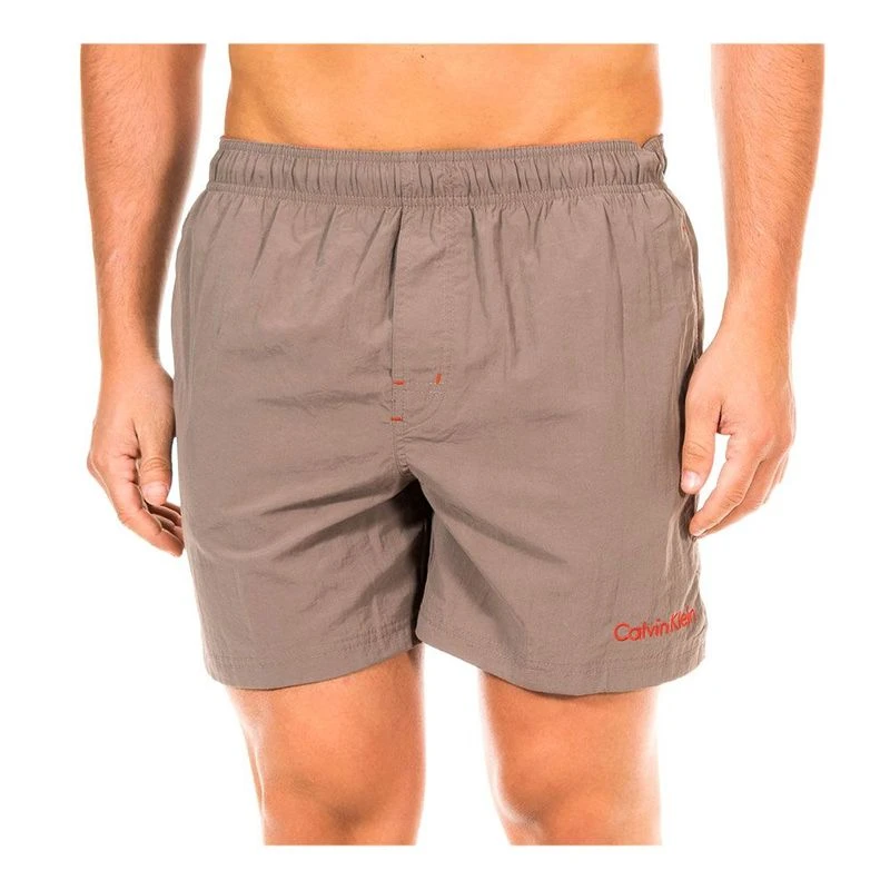 Calvin Klein Mens Bathing Suit 1 Swimwear Grey Sportpursuit