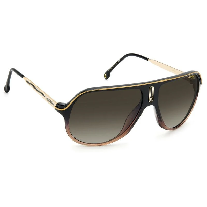 Carrera Safari Sunglasses (Black Shaded Brown)