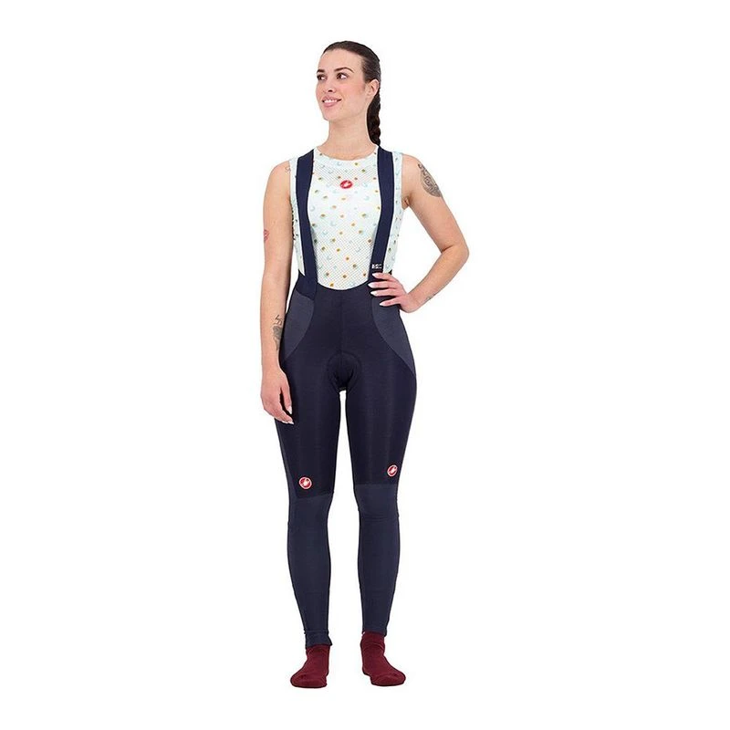 Castelli Womens Sorpasso Ros Bib Tights Blue Sportpursuit