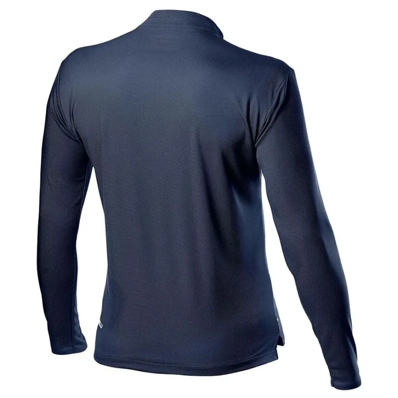 Castelli Mens Tech Henley Long Sleeve Jersey Dark Infinity Blue Sp
