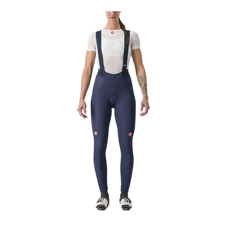 Castelli Womens Sorpasso Ros Bib Tights Blue Sportpursuit
