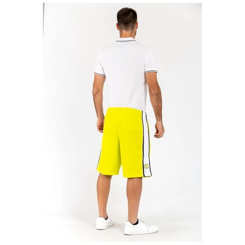 Champion Mens Bermuda Shorts Yellow White Black Sportpursuit