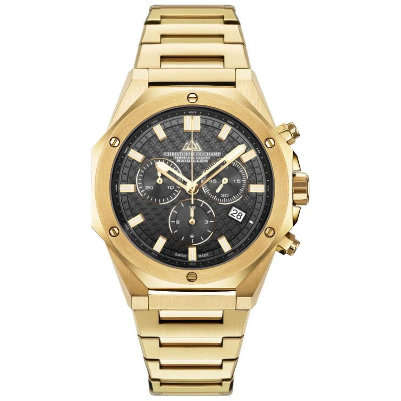 Casual gold watch top