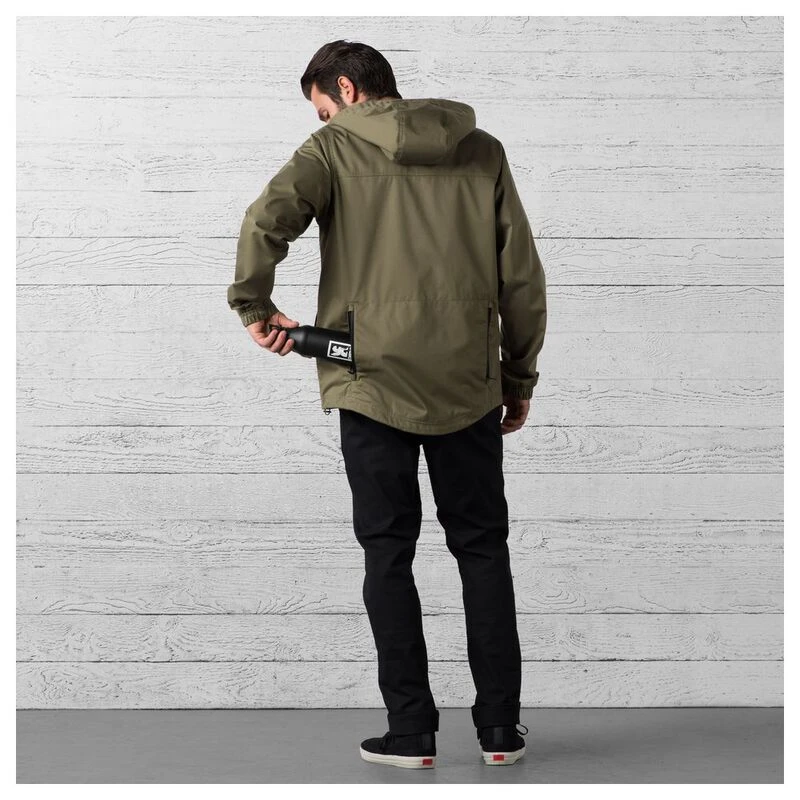 Chrome Mens Utility Windcheater Jacket Military Olive Sportpursuit