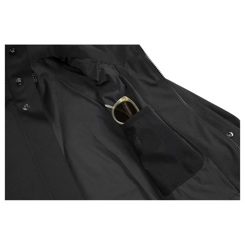 Chrome Mens Stanton Rain Trench Jacket Black Sportpursuit