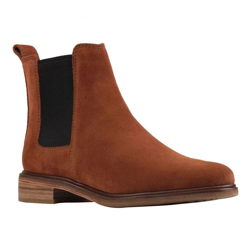 Clarks Womens Dale Arlo Casual Boots Brown Sportpursuit