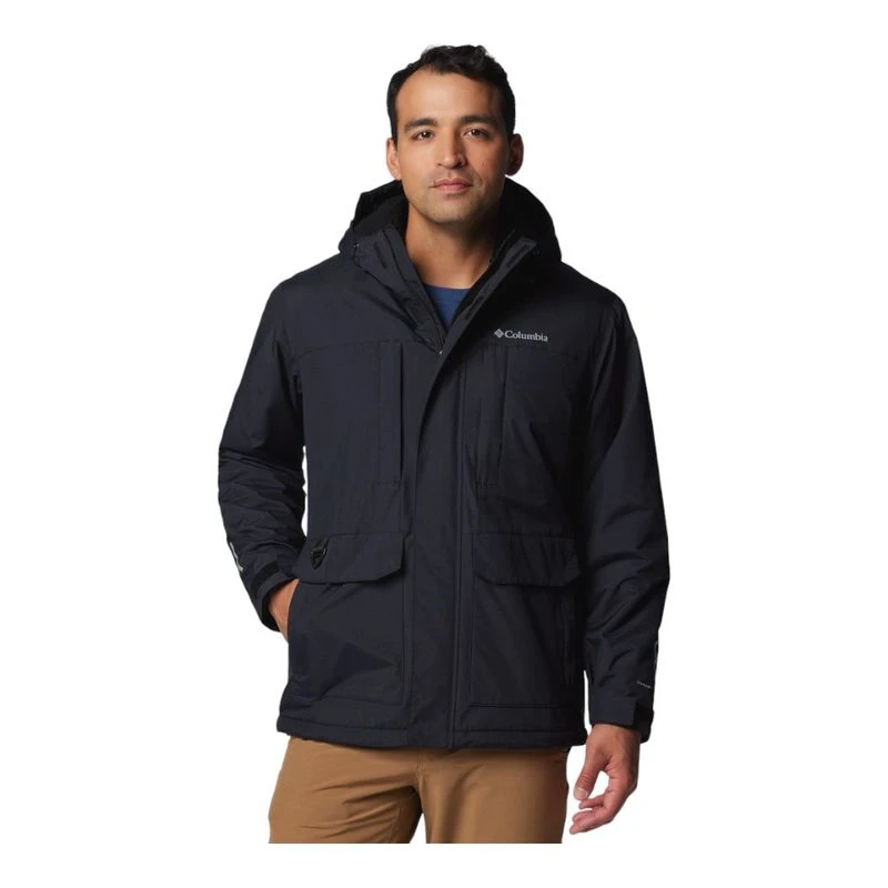 Columbia Mens Landroamer Sherpa Lined Jacket Black Sportpursuit.c