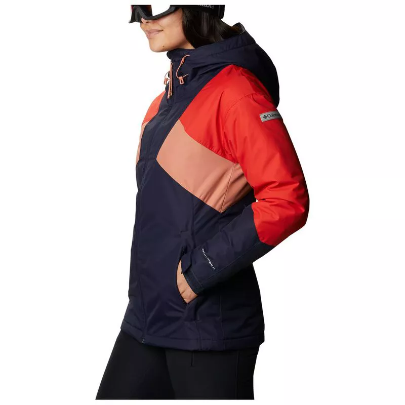 Columbia women's alpine night sale hooded soft shell jacket