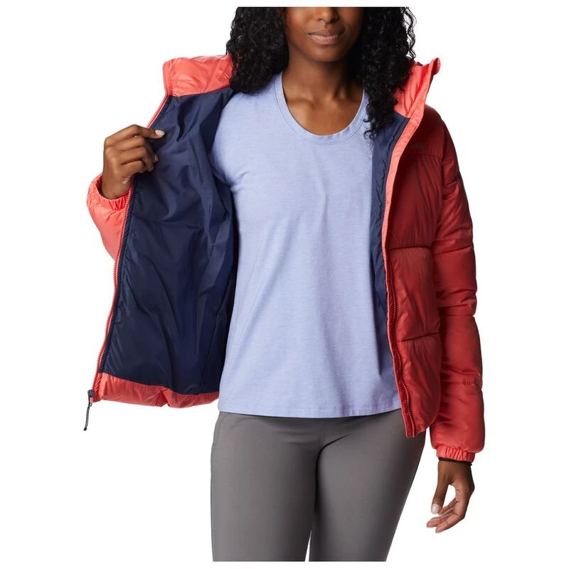 Columbia Womens Puffect Jacket Blush Pink Sportpursuit