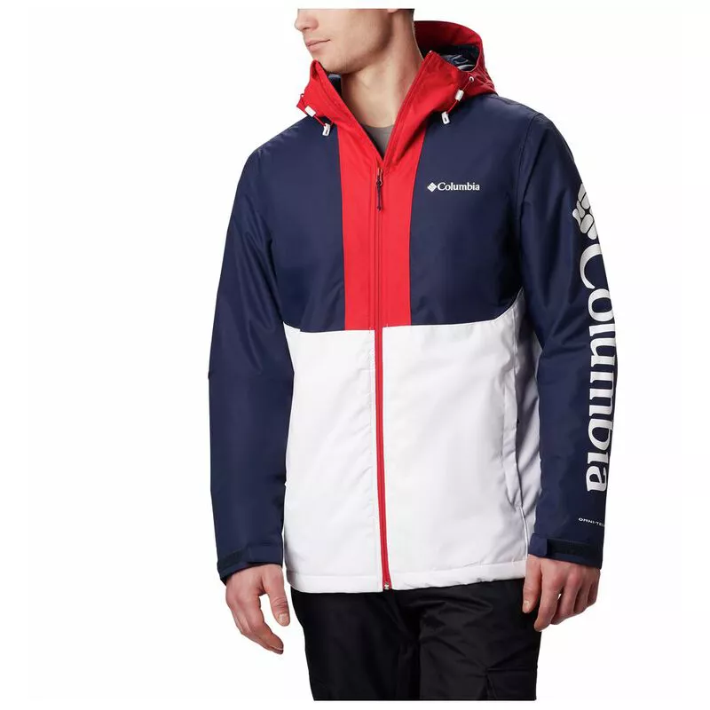 mens columbia jacket with silver lining