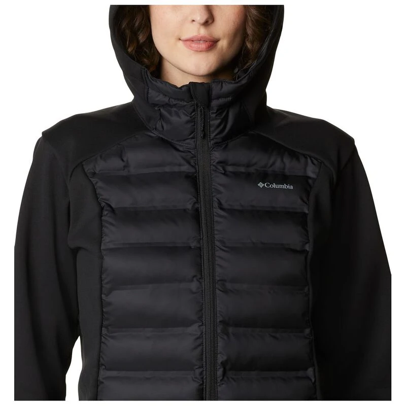 Columbia Womens Out Shield Hybrid Jacket Black Sportpursuit