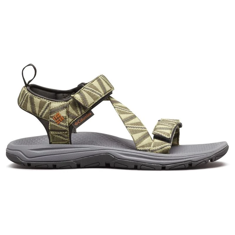 Columbia Mens Wave Train Sandals Cool Moss Bright Copper Sportpurs