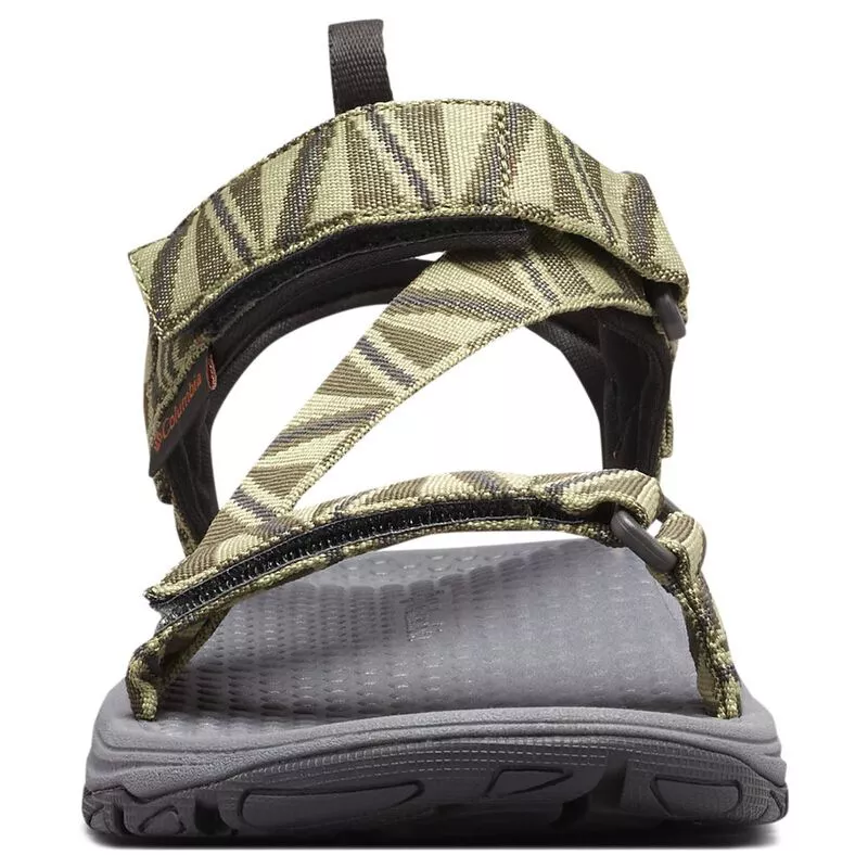 Columbia Mens Wave Train Sandals Cool Moss Bright Copper Sportpurs