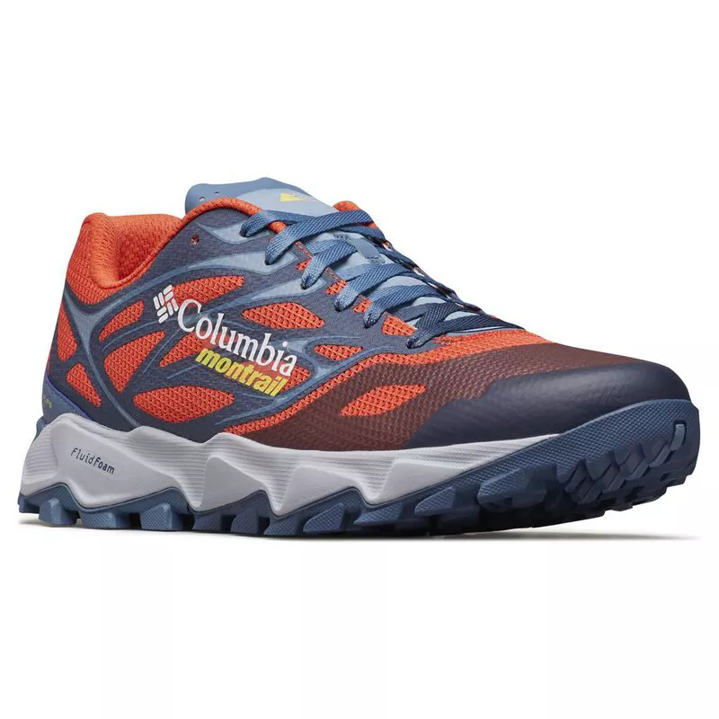 Columbia Mens Trans Alps F.K.T. II Shoes Red Quartz Acid Yellow Sp