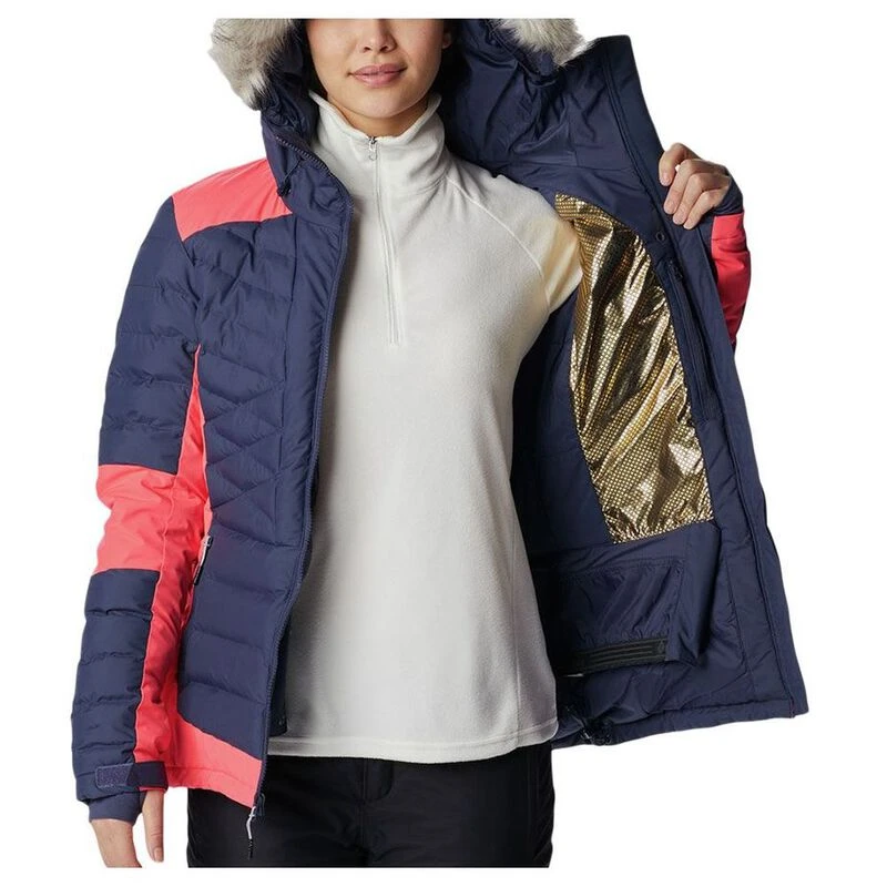 Columbia Womens Bird Mountain Ski Jacket Nocturnal Neon Sunrise Sp