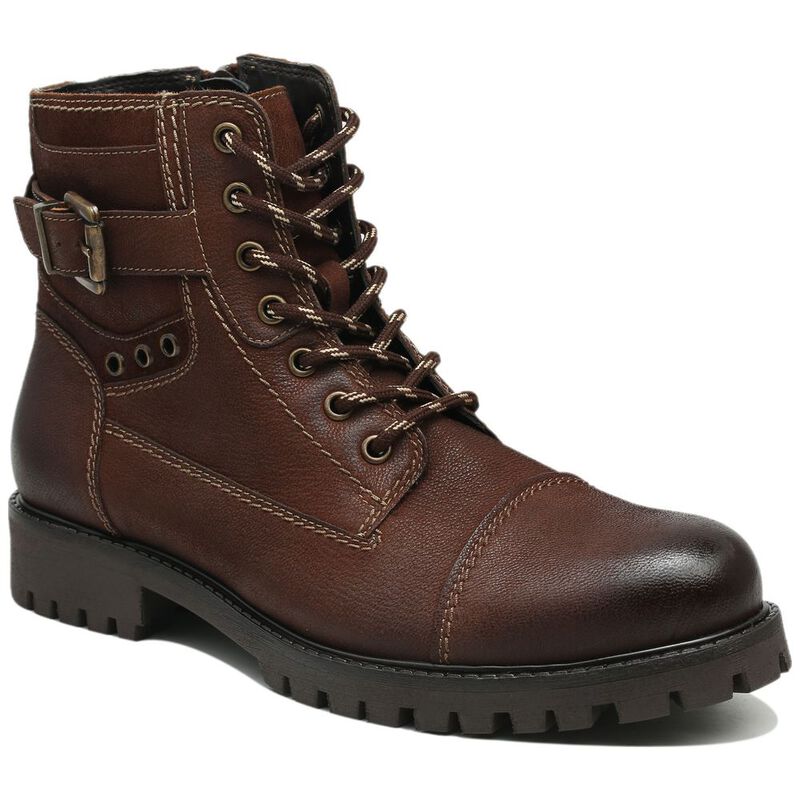 Colwood Mens Owen Military Boots (Reddish Brown
