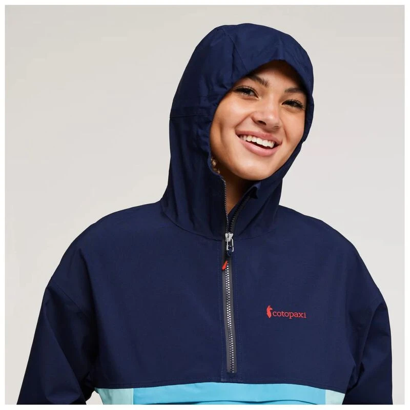 Cotopaxi Womens Cielo Rain Anorak Maritime Sea Glass Sportpursuit