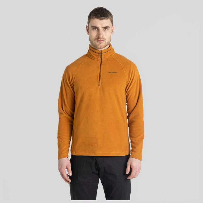Craghoppers Mens Corey VI Half Zip Fleece Pullover Pumpkin Spice S