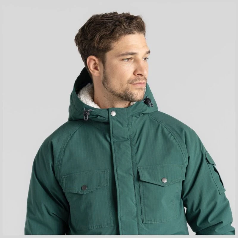 Craghoppers Mens Waverly Thermic Waterproof Jacket Evergreen Sport
