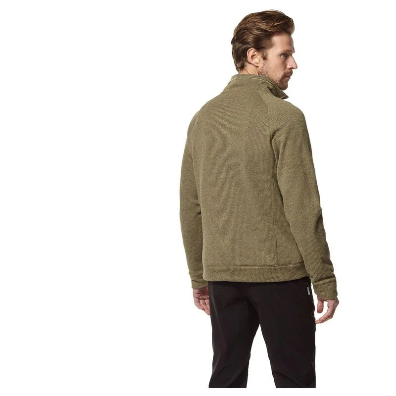 Craghoppers Mens Norton Half Zip Fleece Greenwich Green Marl Sport
