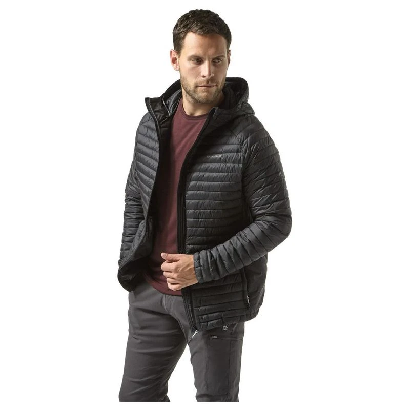 Craghoppers Mens Venta Lite Hooded Jacket Black Sportpursuit