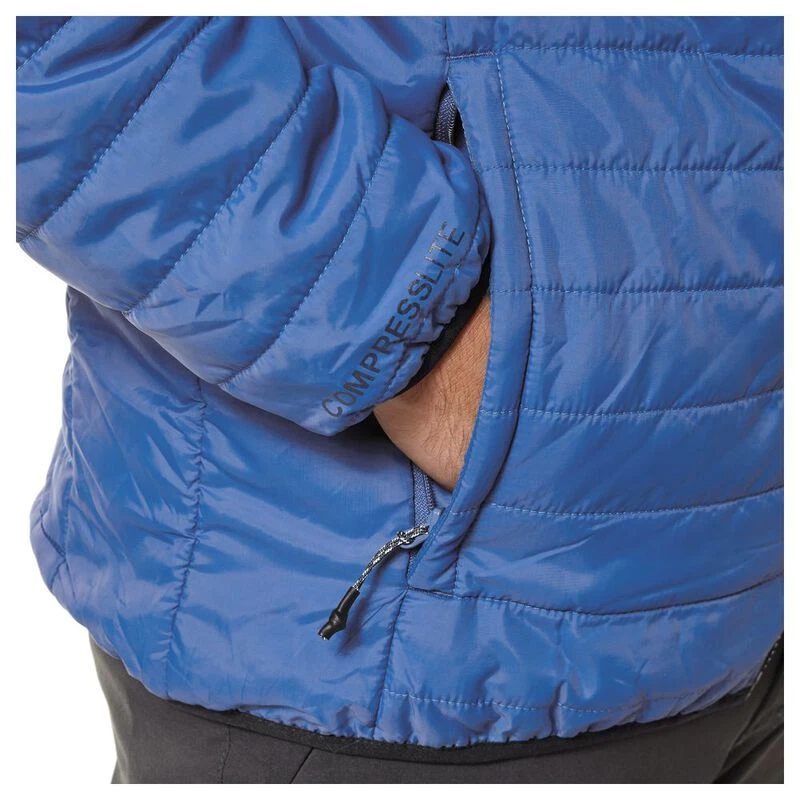 Craghoppers Mens CompressLite III Hooded Jacket Delft Blue Sportpu