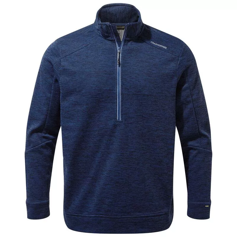 Craghoppers Mens Strata Half Zip Fleece Pullover Deep Blue Sportpu