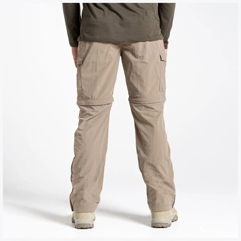 Craghoppers Mens NosiLife II Convertible Trousers (Pebble) | Sportpurs