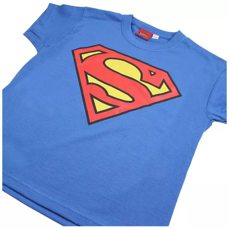DC Comics Boys Superman Logo T-Shirt (Royal Blue)