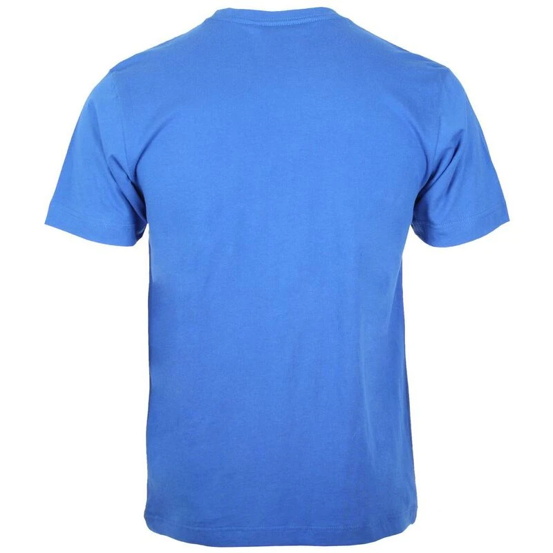 DC Comics Mens Superman Torn Logo T-Shirt (Royal Blue) | Sportpursuit.