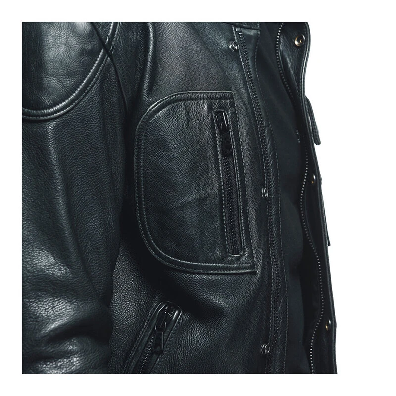 DAINESE Atlas Leather Jacket Black