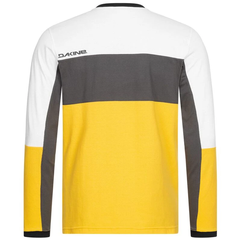 Dakine Mens Dropout Long Sleeve Jersey Bright Yellow Sportpursuit