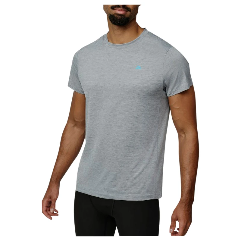Danish Endurance Mens Sustain T-Shirt (Grey Mélange) | Sportpursuit.co