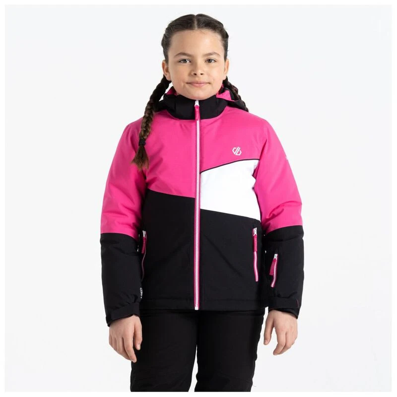 Dare2B Kids Steazy Jacket Pure Pink Black Sportpursuit