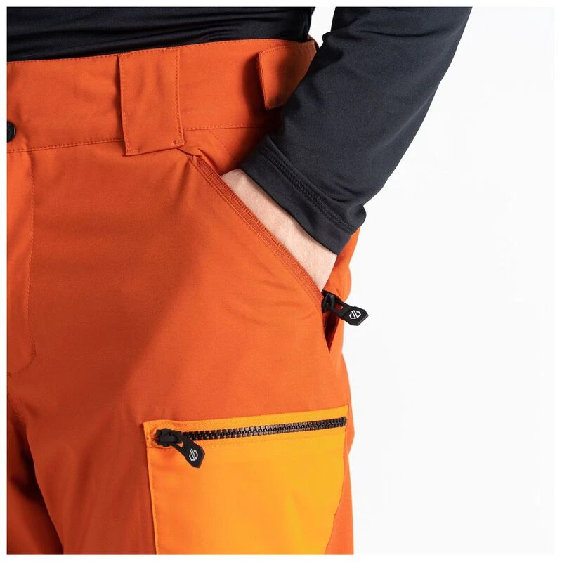 Dare2B Mens Baseplate Trousers (Rooibos Tea/Puffins Orange) | Sportpur