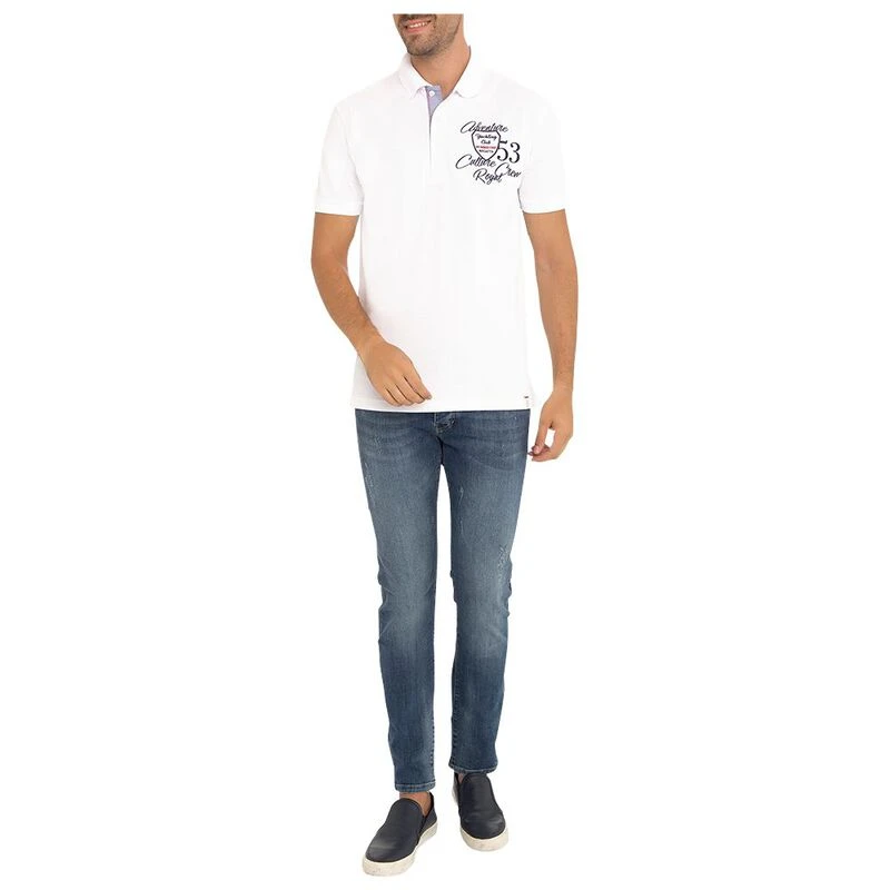 Denim culture cheap polo shirt