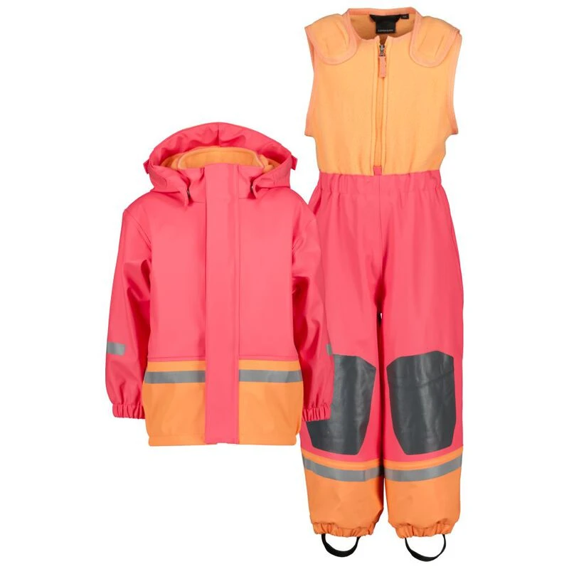 Didriksons Kids Boardman Waterproof Set Peachy Pink Sportpursuit.c
