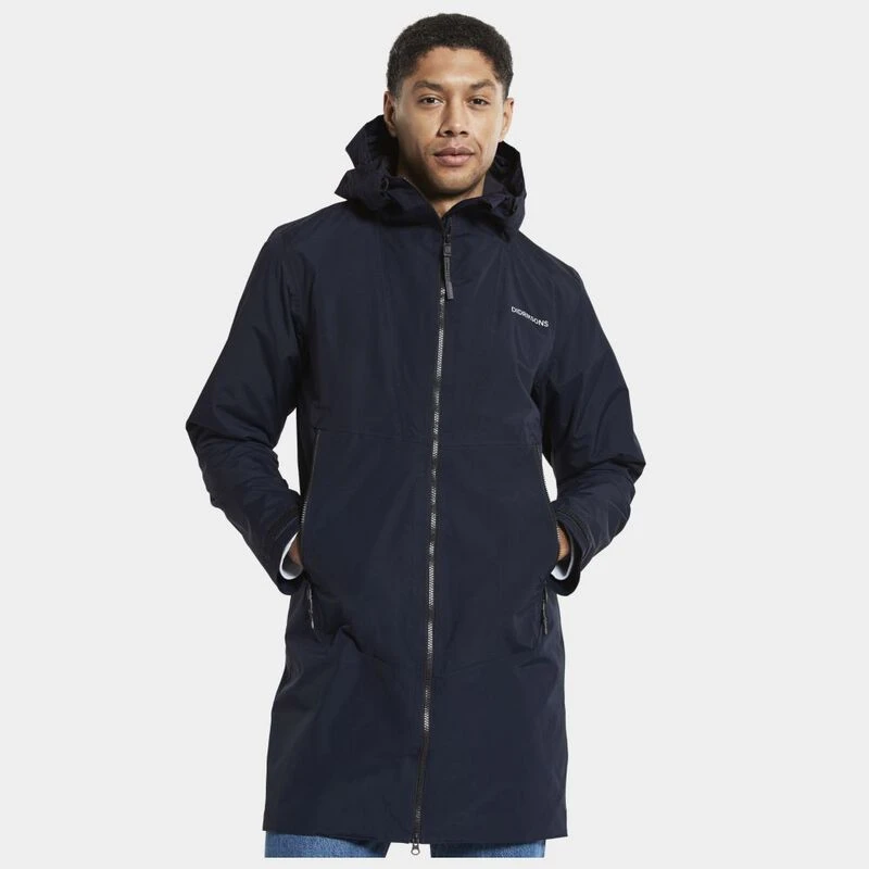 Didriksons Mens Donny Waterproof Jacket Dark Night Blue Sportpursu