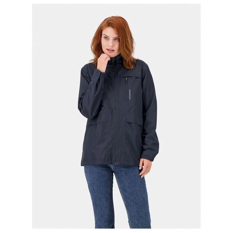 Didriksons Womens Widana Jacket Dark Night Blue Sportpursuit