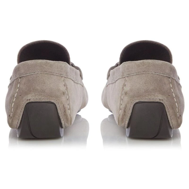 Dune online grey loafers