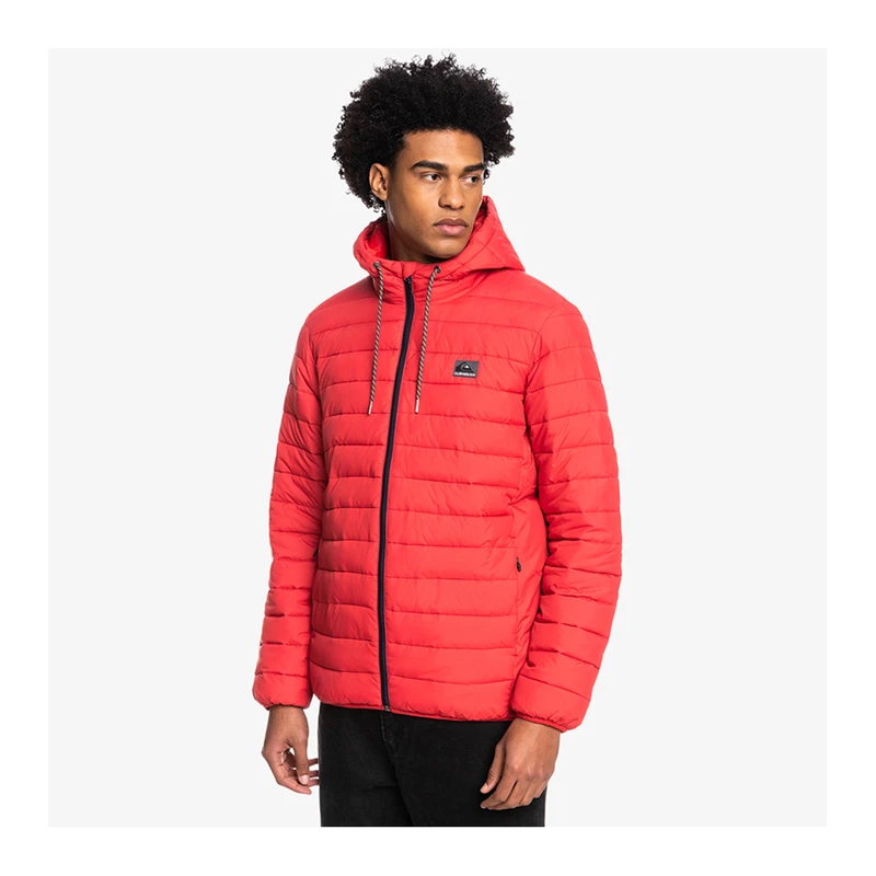 Quiksilver Mens Scaly Jacket Red Rococco Red Sportpursuit