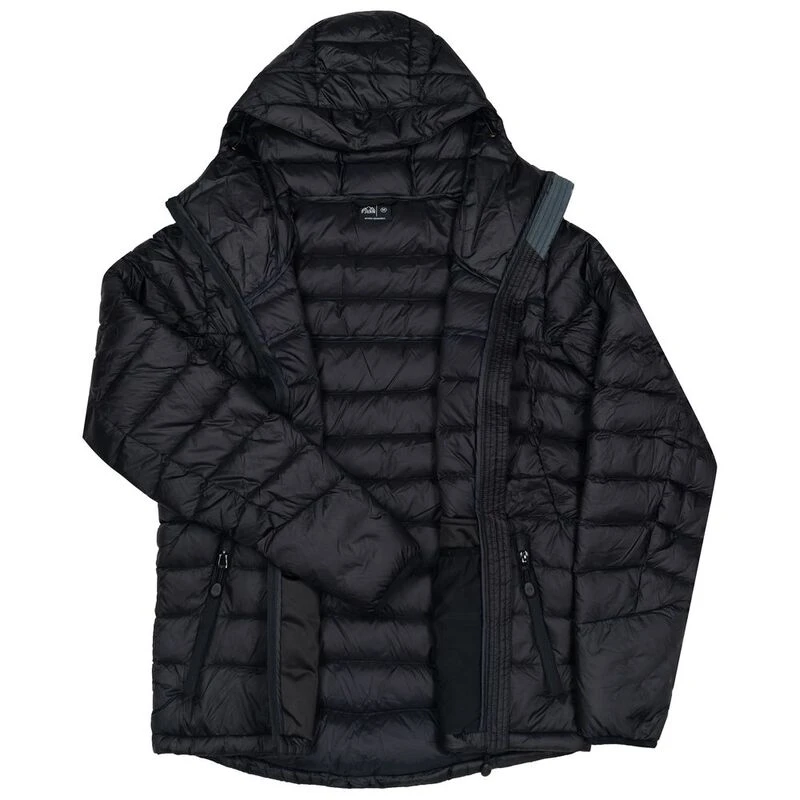 Fjern Mens Arktis II Down Hooded Jacket (Stealth)