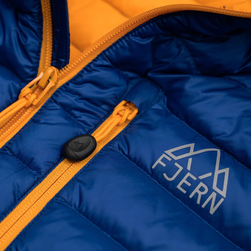 Mens Aktiv Hoodless Down Jacket Electric Sunshine Fjern